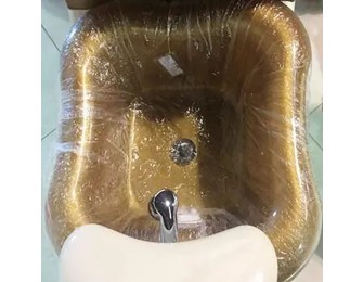Disposable Plastic strip foot bath or tub cover making machine alt=