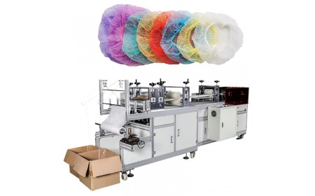 With Safety Cover Non-woven Cap Making Machine